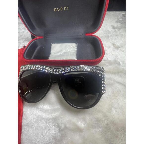 Gucci Crystal Oversize Sunglasses main image 9